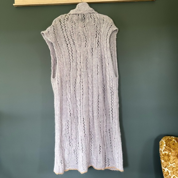 NEW Free People Pirouette Cowl Neck Alpaca Blend Tunic Sweater dress maxi M/L - Picture 4 of 8